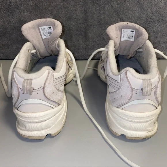 New Balance 530 Sneakers Men’s Size 5.5 White Gray - Picture 6 of 13